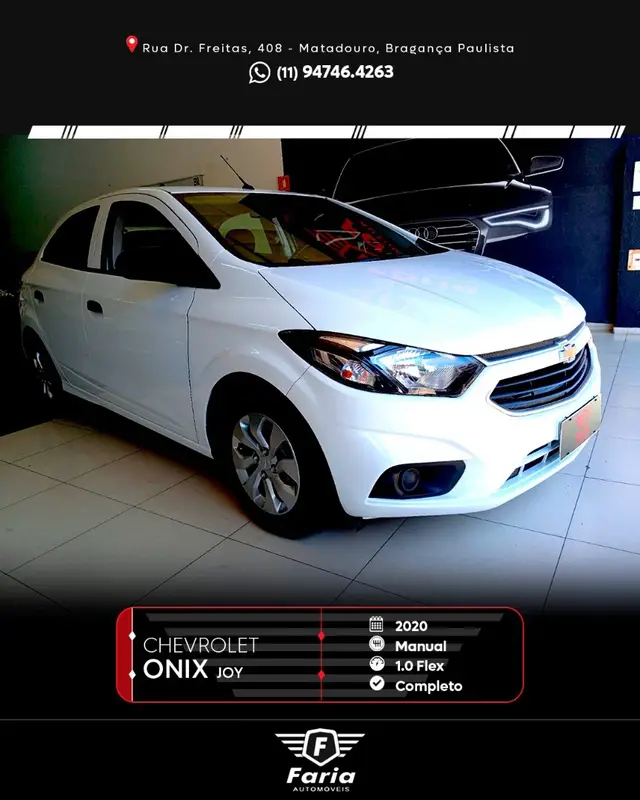 Carro Chevrolet Onix 2020 1.0 Joy SPE/4