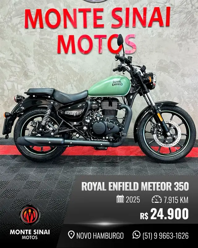 Carro Royal Enfield Meteor 350 2025 Fireball