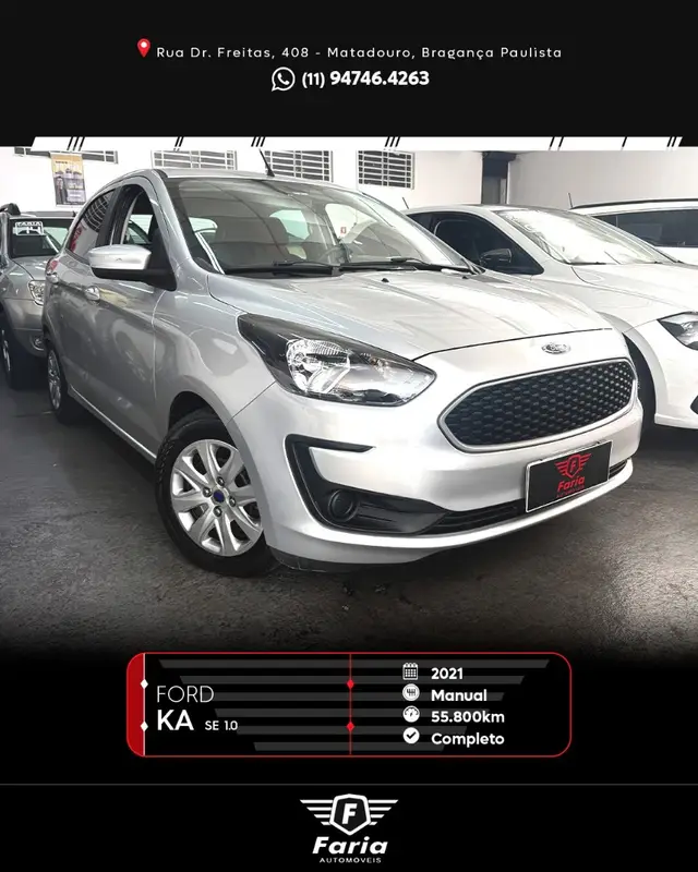 Carro Ford Ka 2021 1.0 SE (Flex)