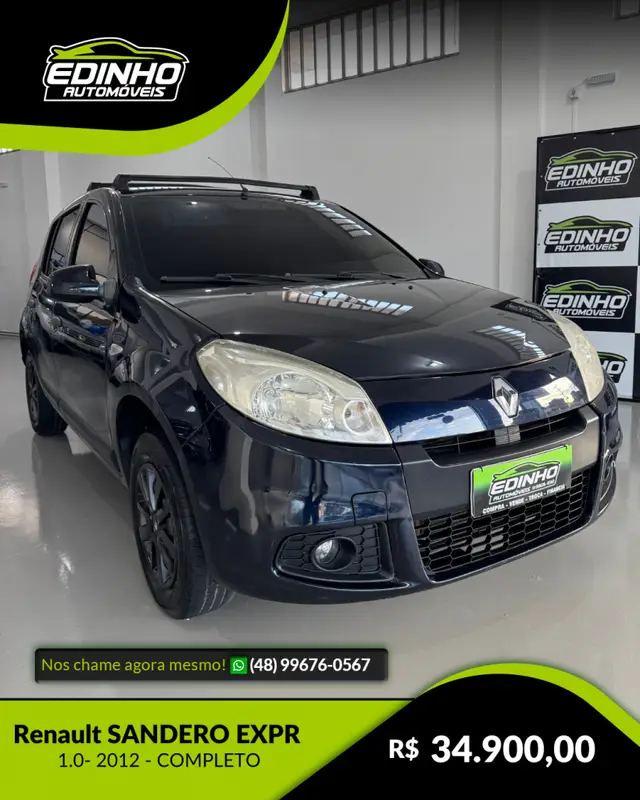 Carro Renault Sandero 2012 Expression 1.0 16V (flex)