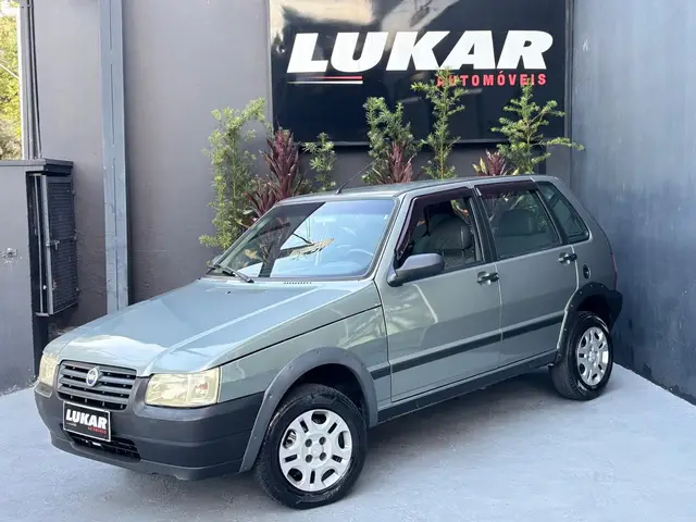 Carro Fiat Uno Mille 2008 Fire 1.0 (Flex)