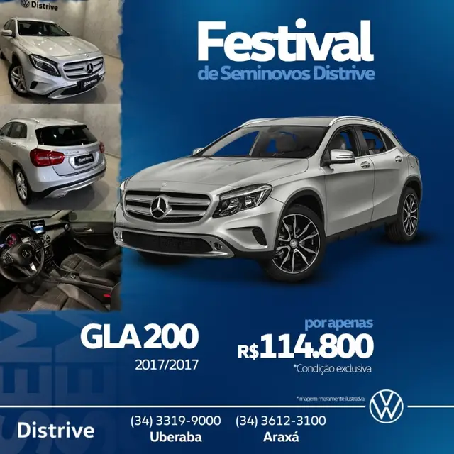 Carro Mercedes-Benz GLA 200 2017 GLA 200 1.6 Advance