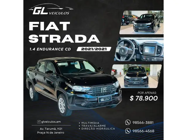 Carro Fiat Strada 2021 Endurance 1.4 CD (Flex)