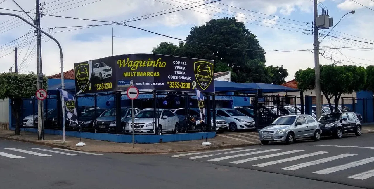 Fachada da loja Veículos à venda em WAGUINHO MULTIMARCAS - São José do Rio Preto - SP | Mobiauto