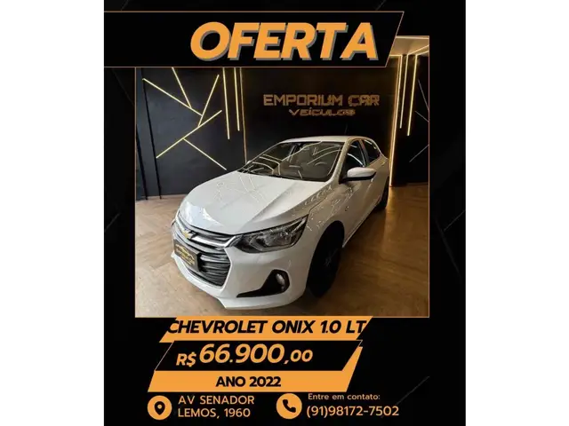 Carro Chevrolet Onix 2022 LT 1.0 (Flex)