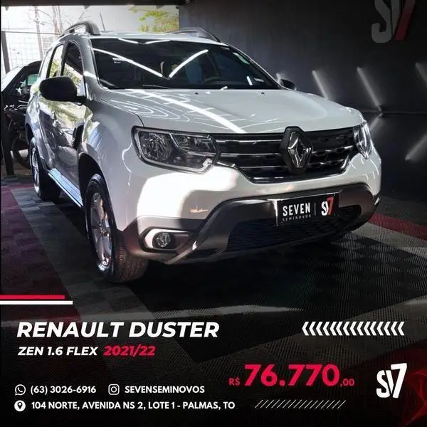 Carro Renault Duster 2022 Zen 1.6 16V (Flex)