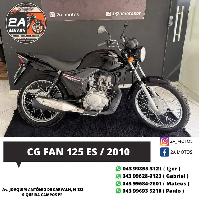 Moto Honda CG 125 2010 Fan ES