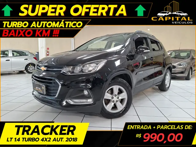 Carro Chevrolet Tracker 2018 LT 1.4 Turbo 4x2 (Aut) (Flex)