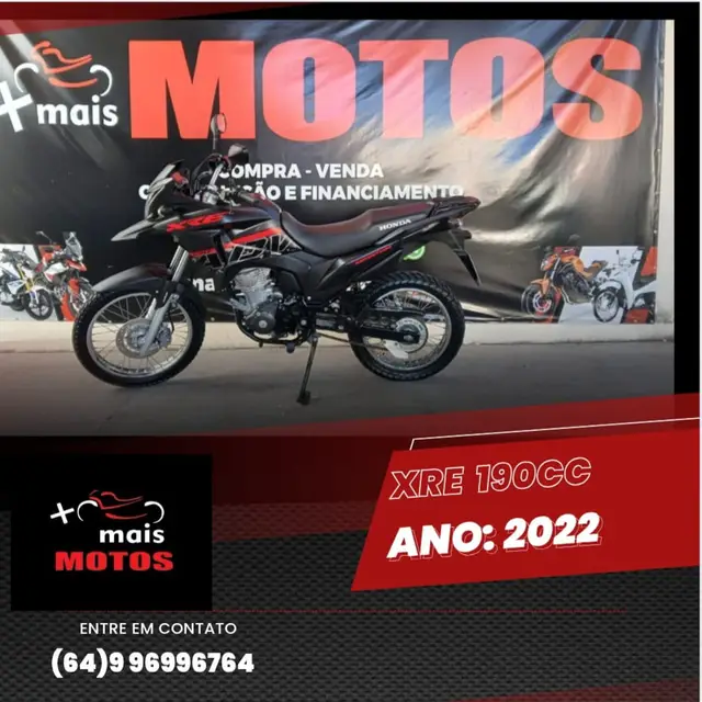 Carro Honda XRE 190 2022 Adventure (Flex)