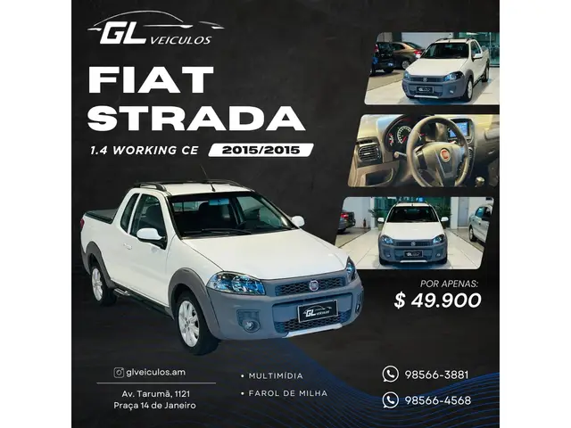 Carro Fiat Strada 2015 Working 1.4 (Flex)