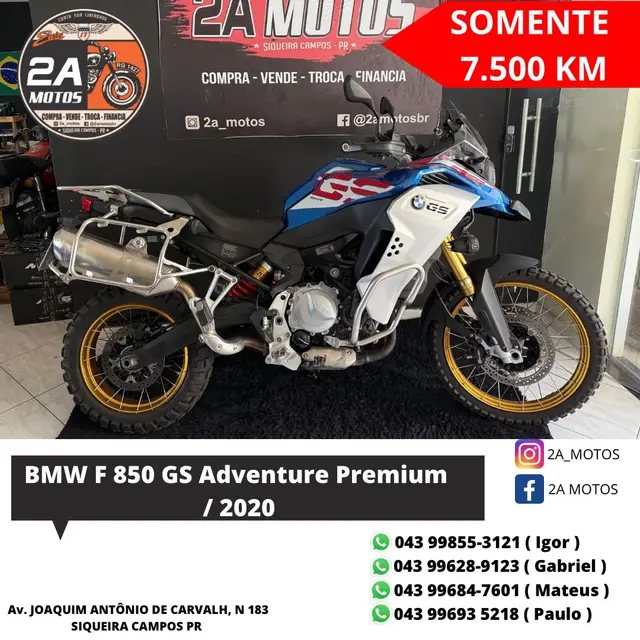 Carro BMW F 850 GS 2020 Adventure Premium