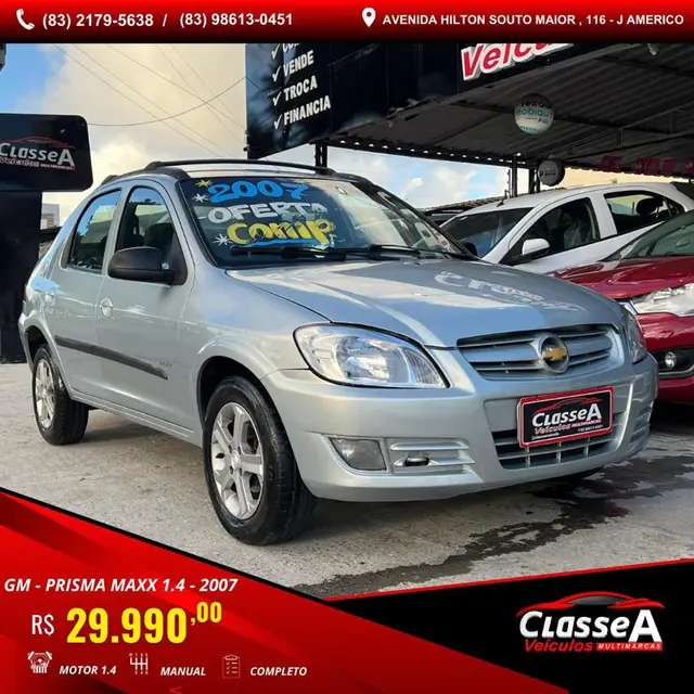 Carro Chevrolet Prisma 2007 Maxx 1.4 (Flex)