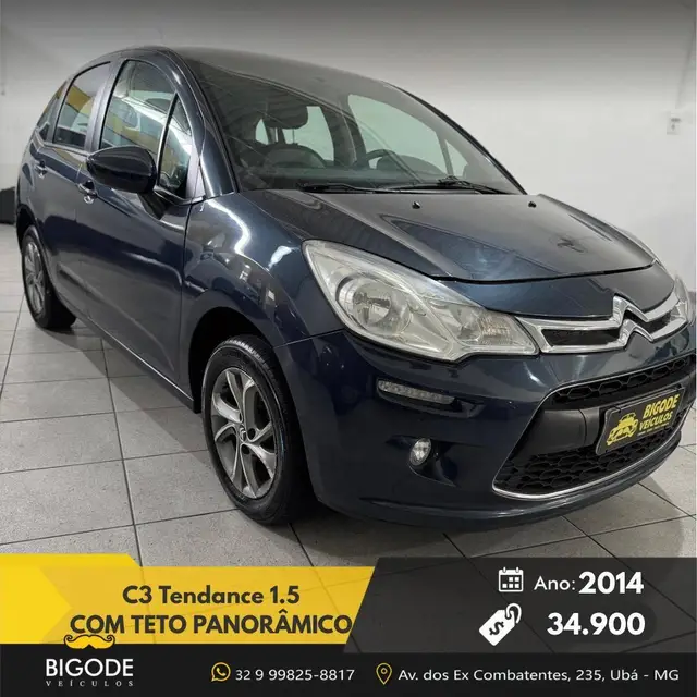 Carro Citroën C3 2014 Tendance 1.5 8V (Flex)