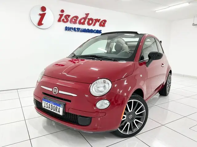 Carro Fiat 500 2014 Cabrio Dualogic 1.4 Evo (Flex)