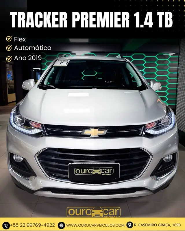 Carro Chevrolet Tracker 2019 Premier 1.4 Turbo (Aut) (Flex)