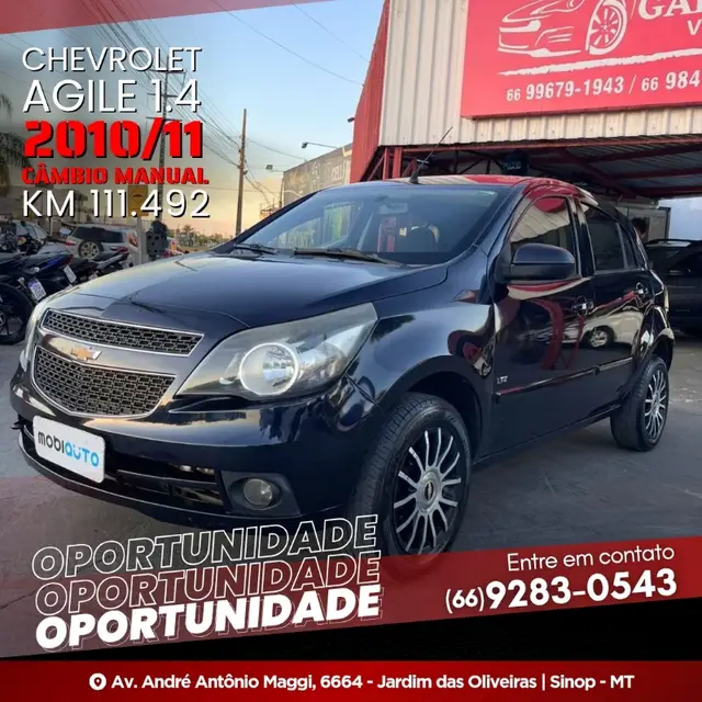 Carro Chevrolet Agile 2011 LTZ 1.4 8V (Flex)