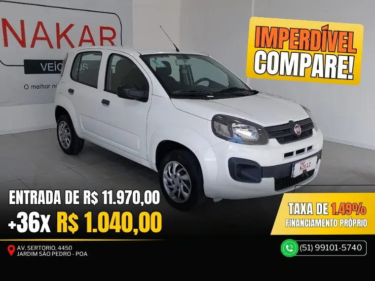 Fiat Uno Attractive 1.0 8V (Flex) 4p