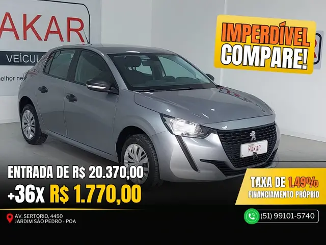 Carro Peugeot 208 2024 Like 1.0