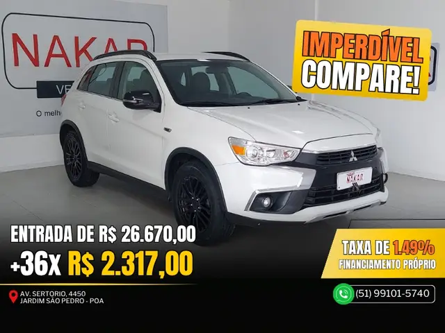 Carro Mitsubishi ASX 2018 2.0 16V CVT 4WD