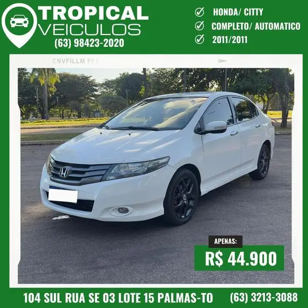 Carro Honda City 2011 DX 1.5 (Flex)