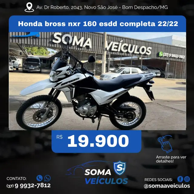 Carro Honda NXR 160 2022 Bros ESDD