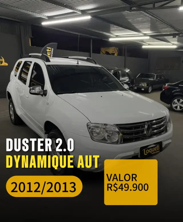 Carro Renault Duster 2013 2.0 16V Dynamique (Flex)(Aut)
