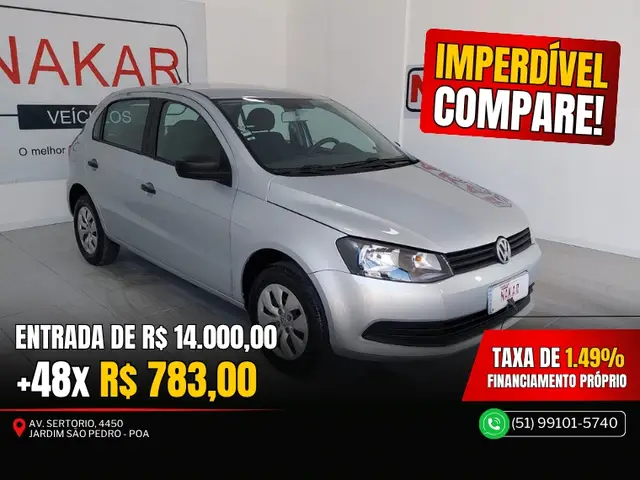Carro Volkswagen Gol 2015 1.0 MPI Trendline 12V 5p (Flex)