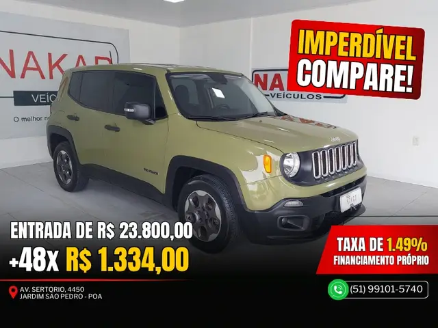 Carro Jeep Renegade 2016 Sport 1.8 4x2 (Aut) (Flex)