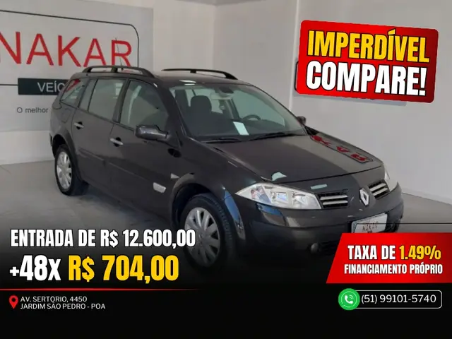 Carro Renault Megane Grand Tour 2012 Mégane Grand Tour Dynamique 1.6 16V (flex)