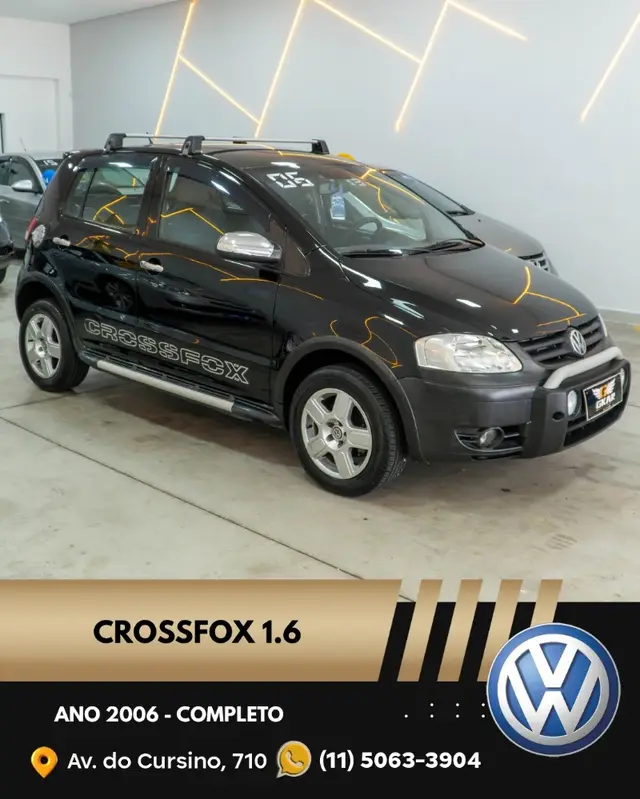 Carro Volkswagen CrossFox 2006 1.6 (Flex)