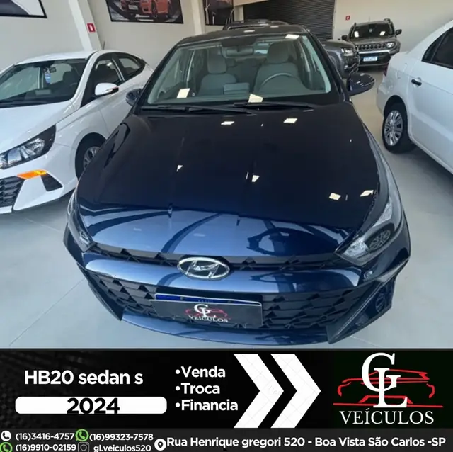Carro Hyundai HB20S 2024 Comfort 1.0 (Flex)