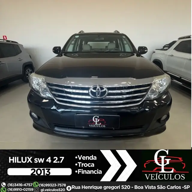 Carro Toyota Hilux SW4 2013 SR 2.7 4x2 (Flex)