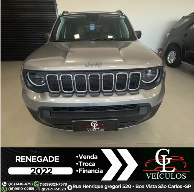 Carro Jeep Renegade 2022 Longitude 1.3 Turbo 4x2