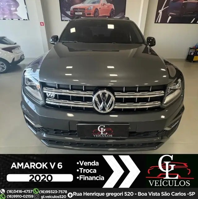 Carro Volkswagen Amarok 2020 3.0 CD 4x4 TDi Highline (Aut)