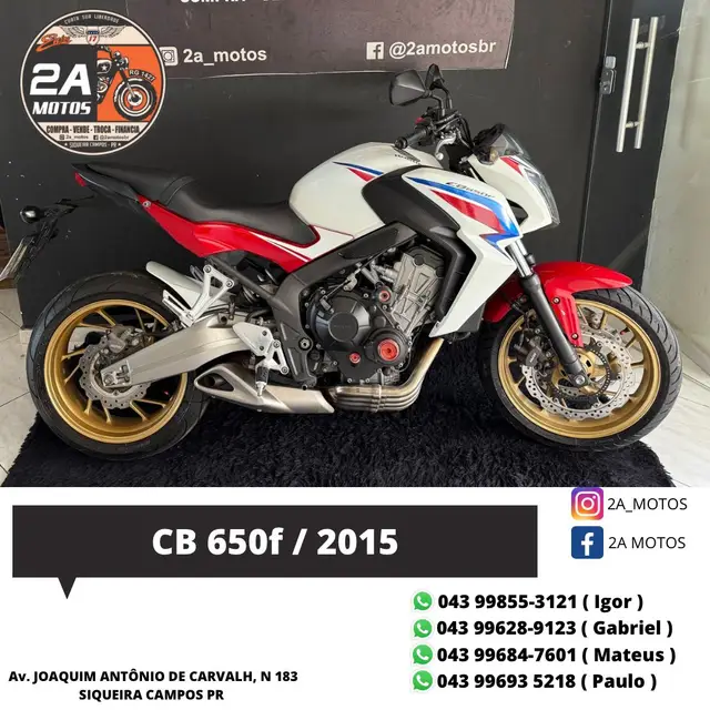 Moto Honda CB 650R 2015 Cb 650F