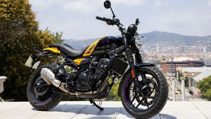 Royal Enfield Guerrilla 450 é lançada no Brasil com motor de 452 cc e três versões com foco urbano