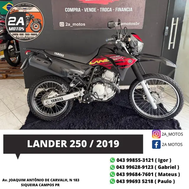 Carro Yamaha XTZ 250 Lander 2019 Blueflex