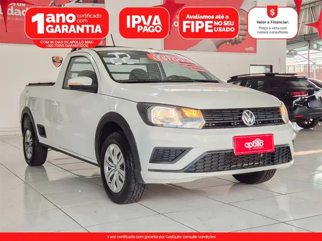 Carro Volkswagen Saveiro 2022 Robust 1.6 MSI CS (Flex)