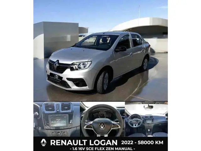 Carro Renault Logan 2022 Zen 1.6 16V SCe (Flex)