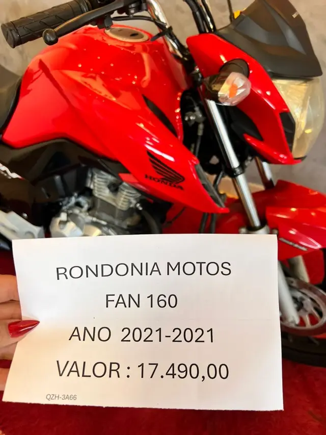 Moto Honda CG 160 2022 Fan