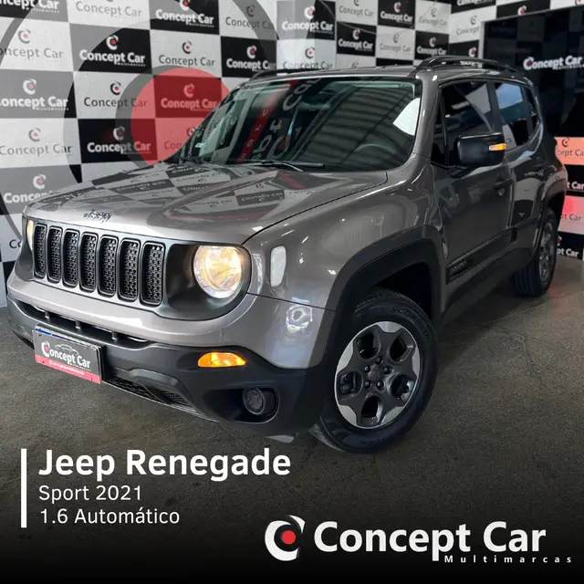 Carro Jeep Renegade 2021 1.8 4x2 (Aut) (Flex)