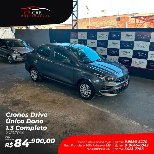 Carro Fiat Cronos 2024 Drive 1.3
