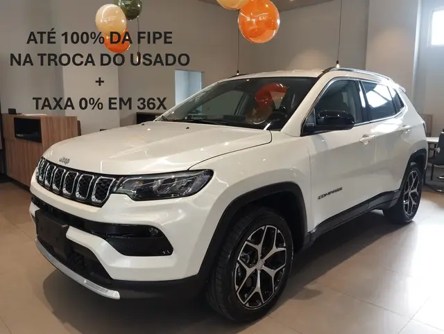 Carro Jeep Compass 2025 Longitude 1.3 T270 (Aut) (Flex)