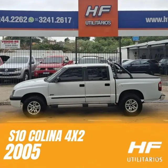 Carro Chevrolet S10 Cabine Dupla 2005 S10 Colina 4x4 2.8 (Cab Dupla)