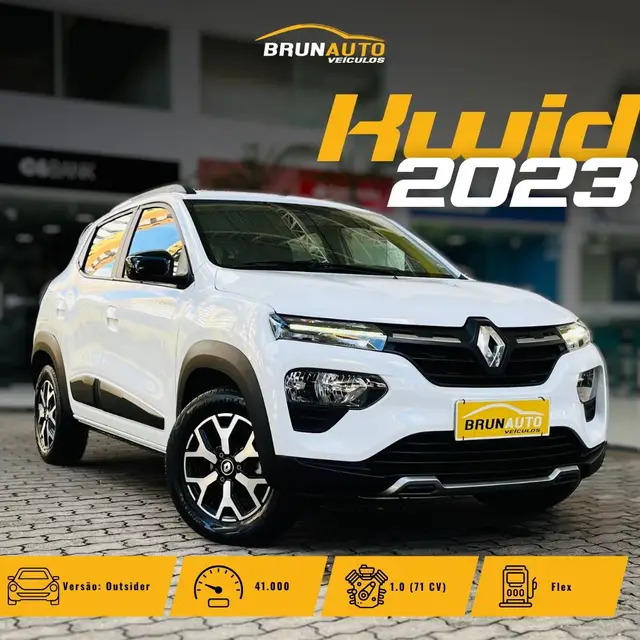 Carro Renault Kwid 2023 Outsider 1.0 12v SCe (Flex)