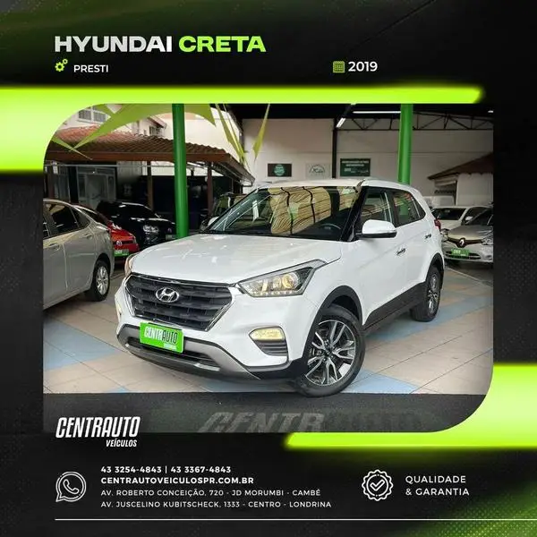 Carro Hyundai Creta 2019 1 Million 1.6 (Aut) (Flex)