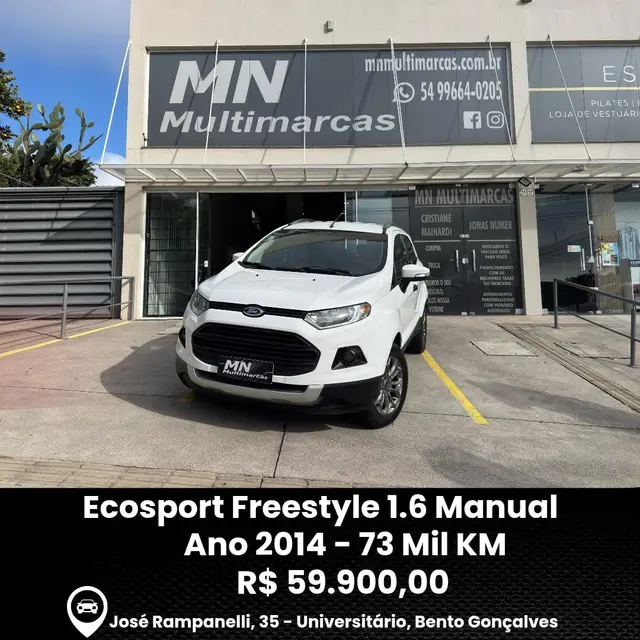 Carro Ford EcoSport 2014 Ecosport Freestyle 1.6 16V (Flex)
