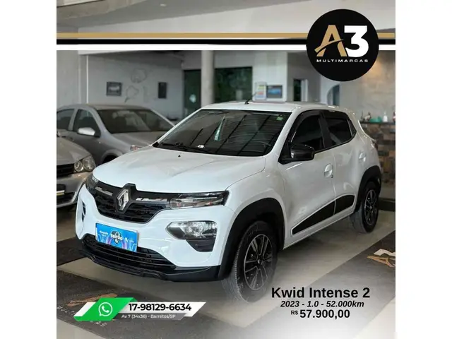 Carro Renault Kwid 2024 Intense 1.0 12v SCe (Flex)