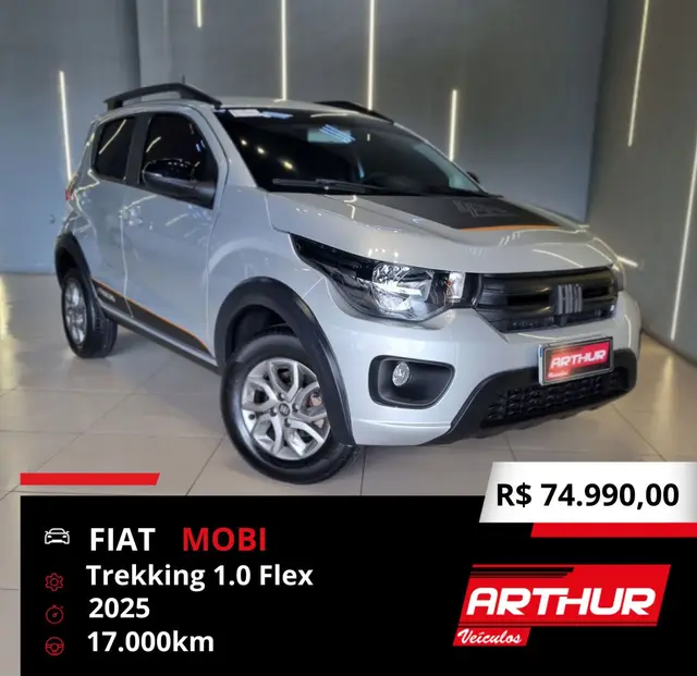 Carro Fiat Mobi 2025 Trekking 1.0