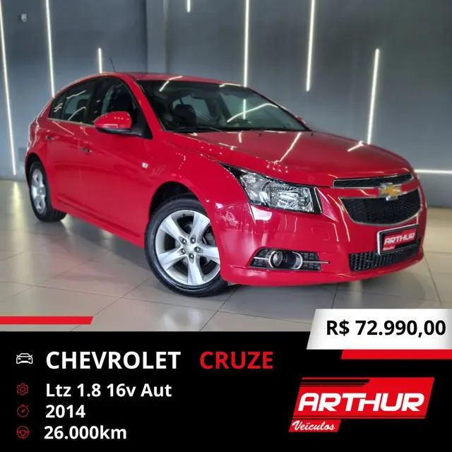 Carro Chevrolet Cruze 2014 LTZ 1.8 16V Ecotec (Aut)(Flex)